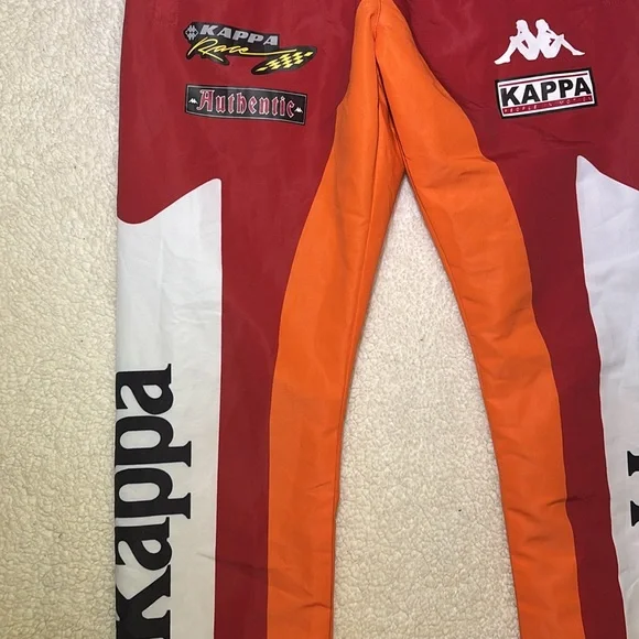 kappa authentic kappa pants orange Kappa Authentic Radkon Colorblock Medium Track Pant